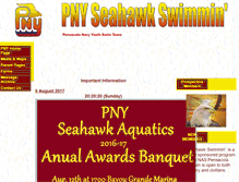 Tablet Screenshot of pnyswimteam.org